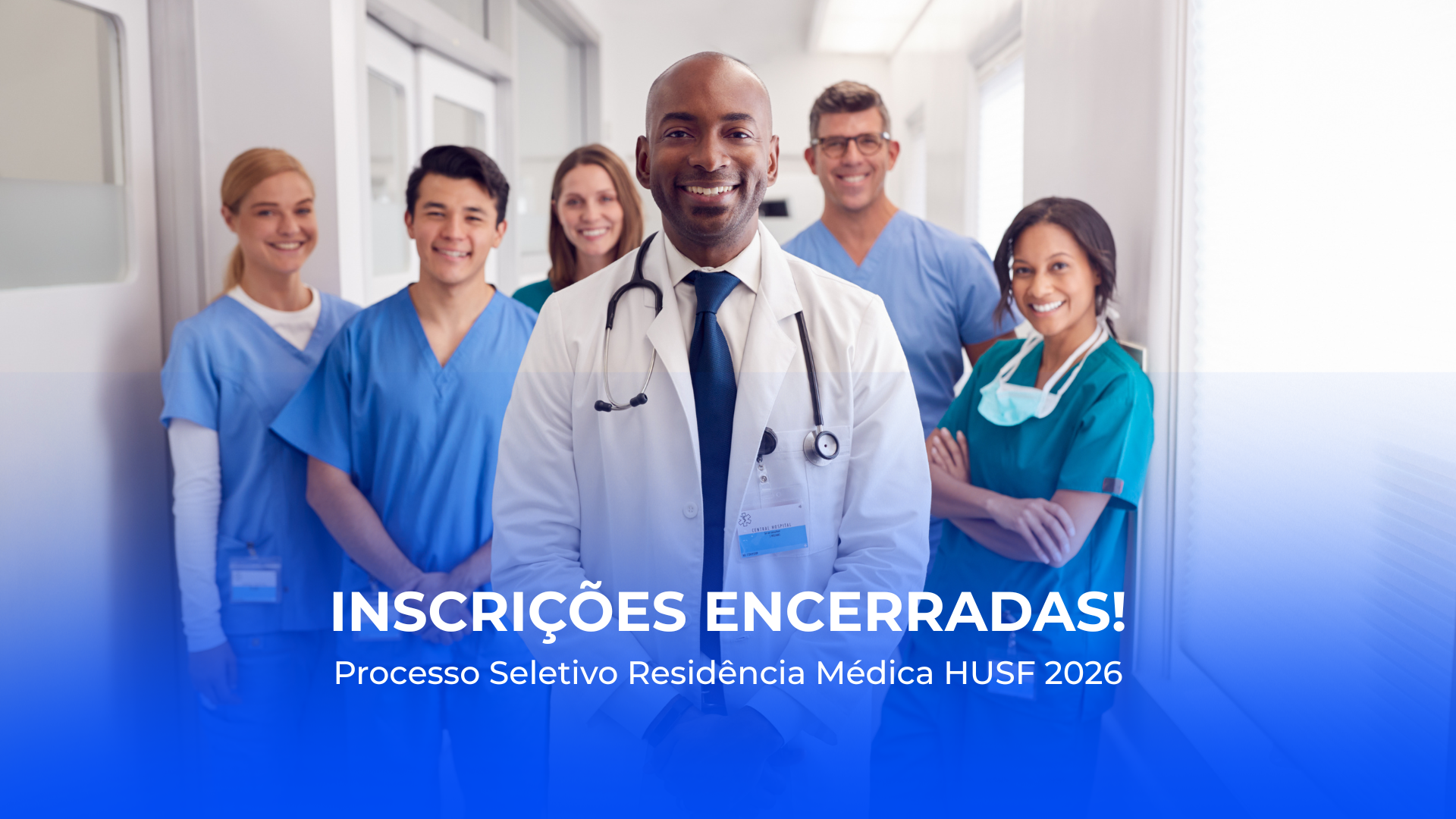 Inscrições encerradas, confira a listagem de homologadas e a concorrência do Processo seletivo de residência médica HUSF 2026