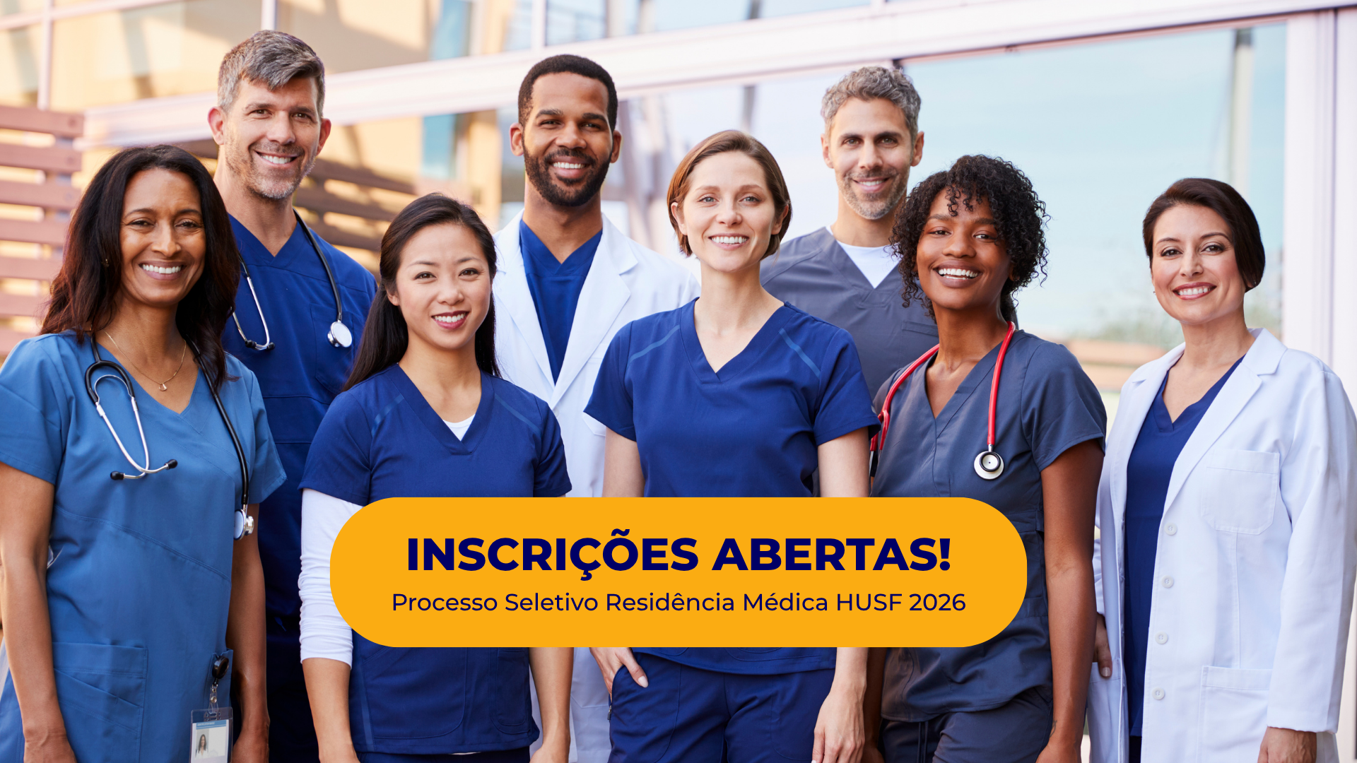 INSCRIÇÕES ABERTAS Processo Seletivo Rm HUSF 2026